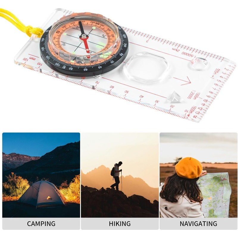 Map Compass Orienteering - 1-10개 나침반 내비게이션 지도 자 측정기