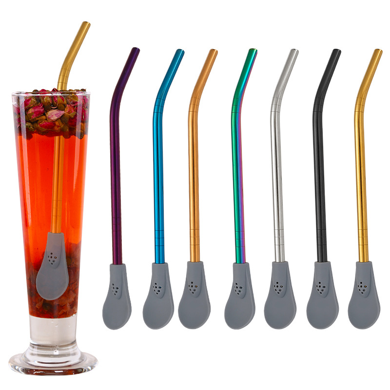 분리형 필터 밀짚 스테인레스 스틸 Silione 밀짚  - Water Filter Straw 리뷰 및 가격