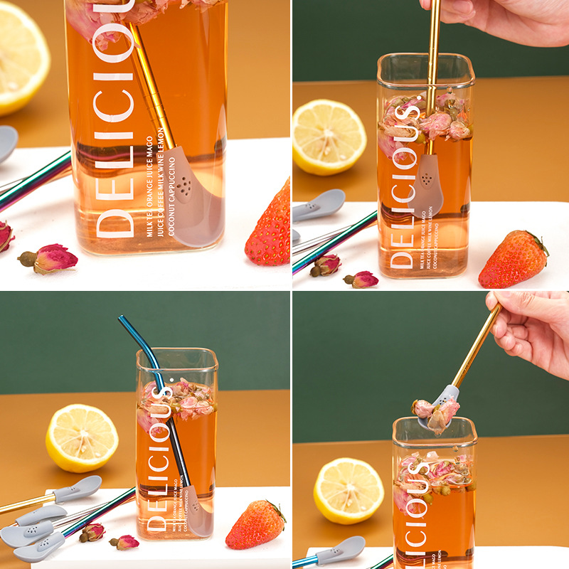 분리형 필터 밀짚 스테인레스 스틸 Silione 밀짚  - Water Filter Straw 리뷰 및 가격
