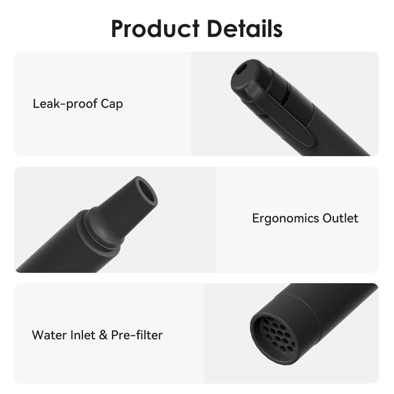 물 필터 빨대 야외용 소형 물 여과 도구 휴대용 정수  - Water Filter Straw 리뷰 및 가격