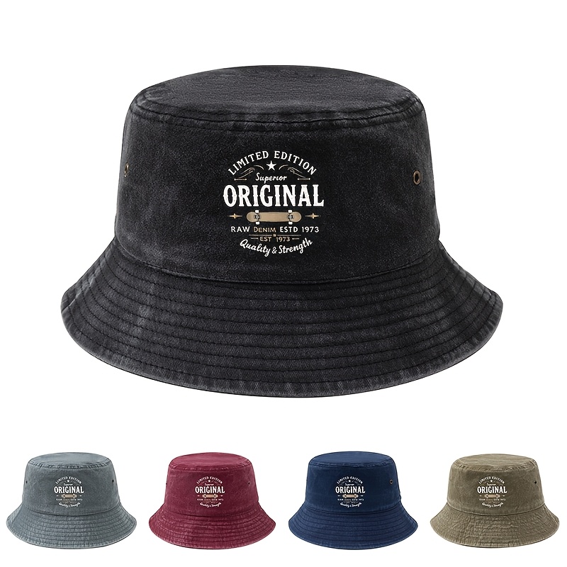 트렌디한 유니섹스 버킷햇, 프린트된 글자, 특수 소재로 - Outdoor Adventure Brand 리뷰 및 가격