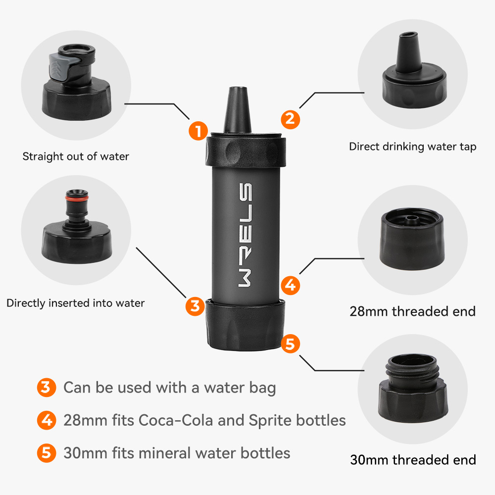 WERLS 하이킹 개인용 미니 정수 빨대 휴대용 야외  - Water Filter Straw 리뷰 및 가격