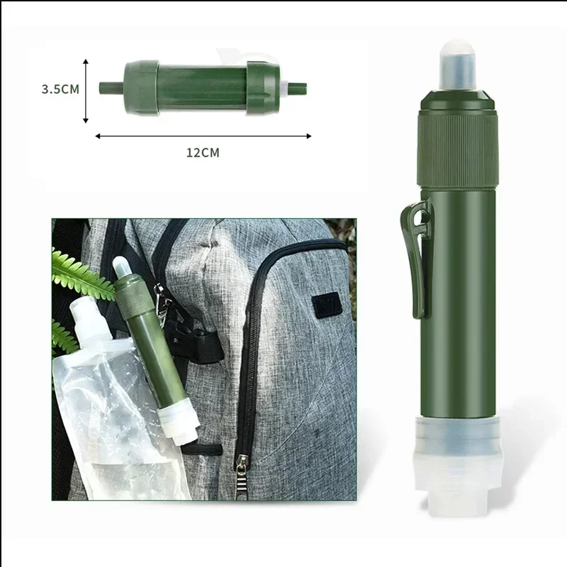 Westtune 야외 미니 캠핑 정화 워터 필터 생존  - Water Filter Straw 리뷰 및 가격