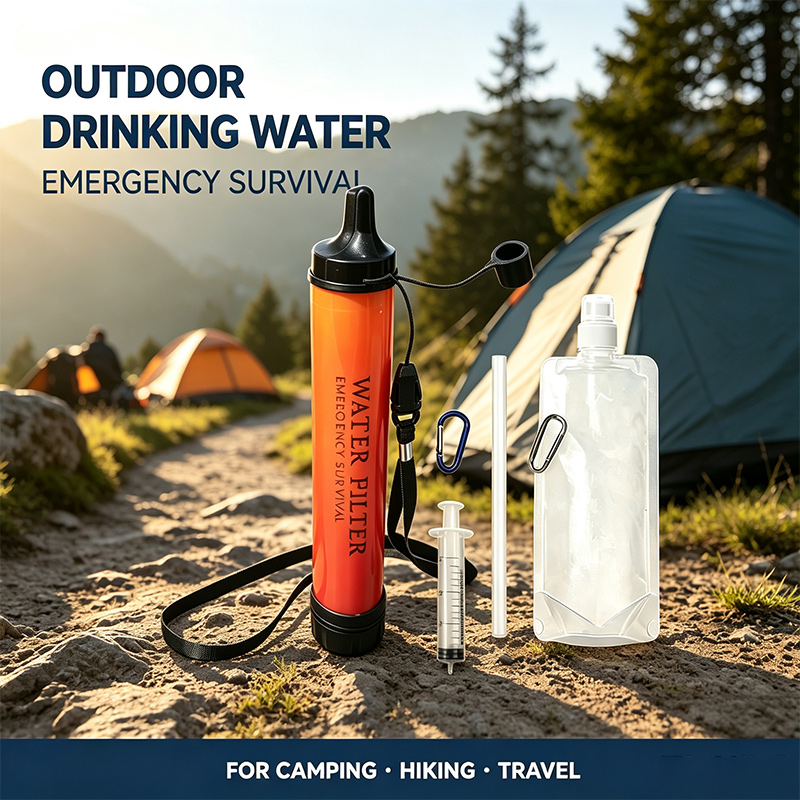 야외 비상용 생존 물 정수기 필터 스트로우 휴대용 물  - Water Filter Straw 리뷰 및 가격