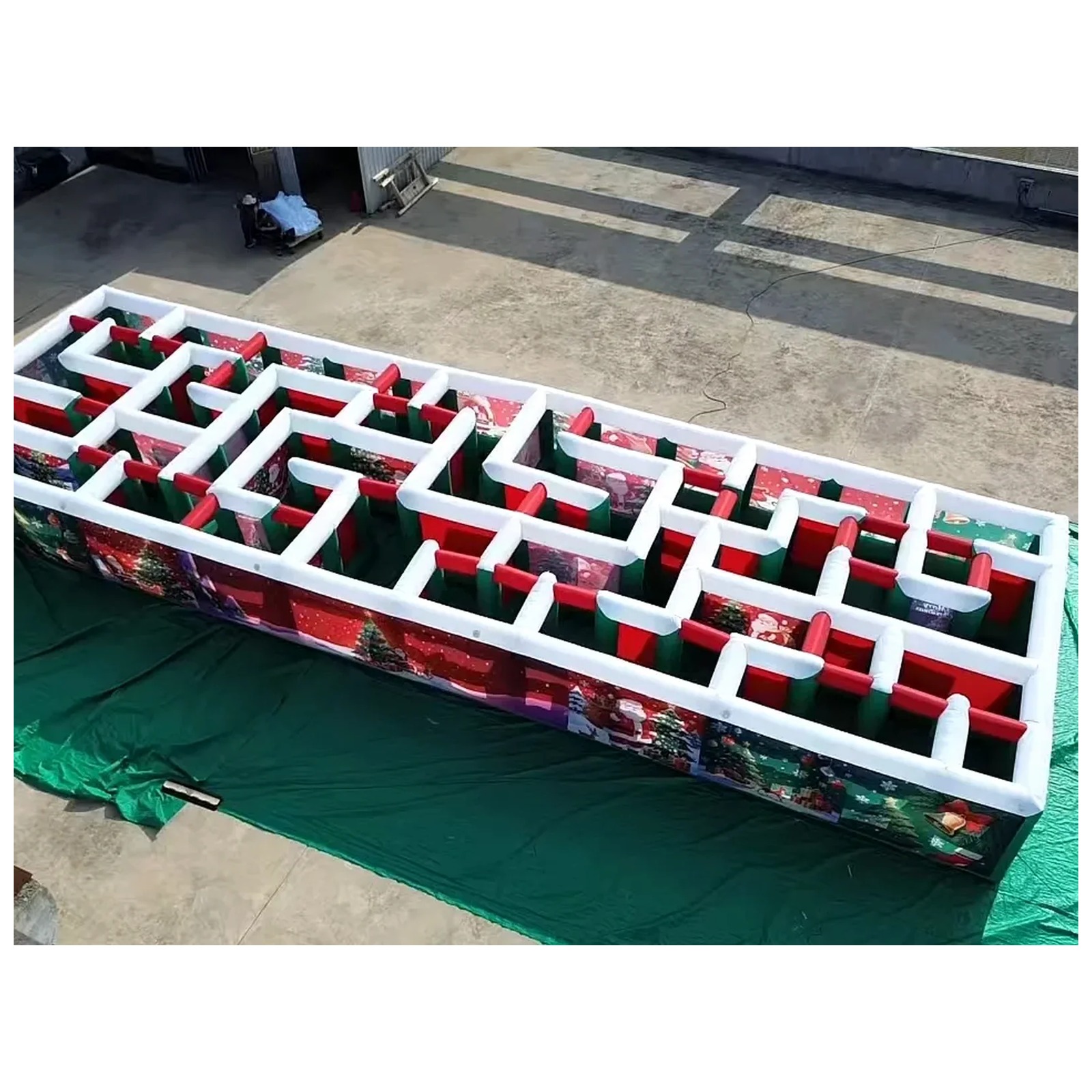 상업용 대형 에어바운스 미로 6X20m 20X66ft  - Outdoor Adventure Rentals 리뷰 및 가격