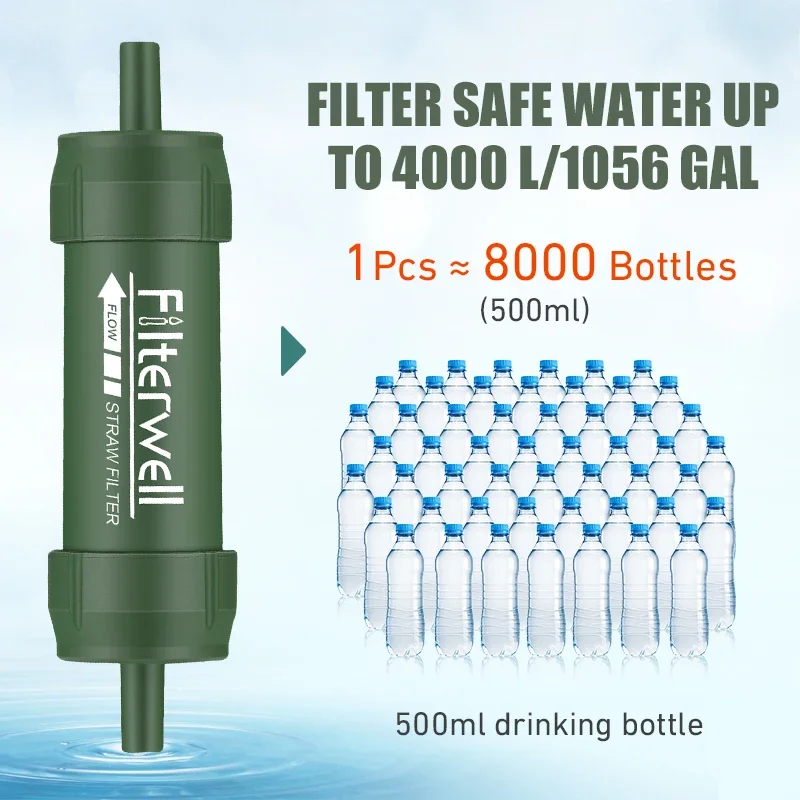 Westtune 야외 미니 워터 필터 밀짚 캠핑 정화  - Water Filter Straw 리뷰 및 가격