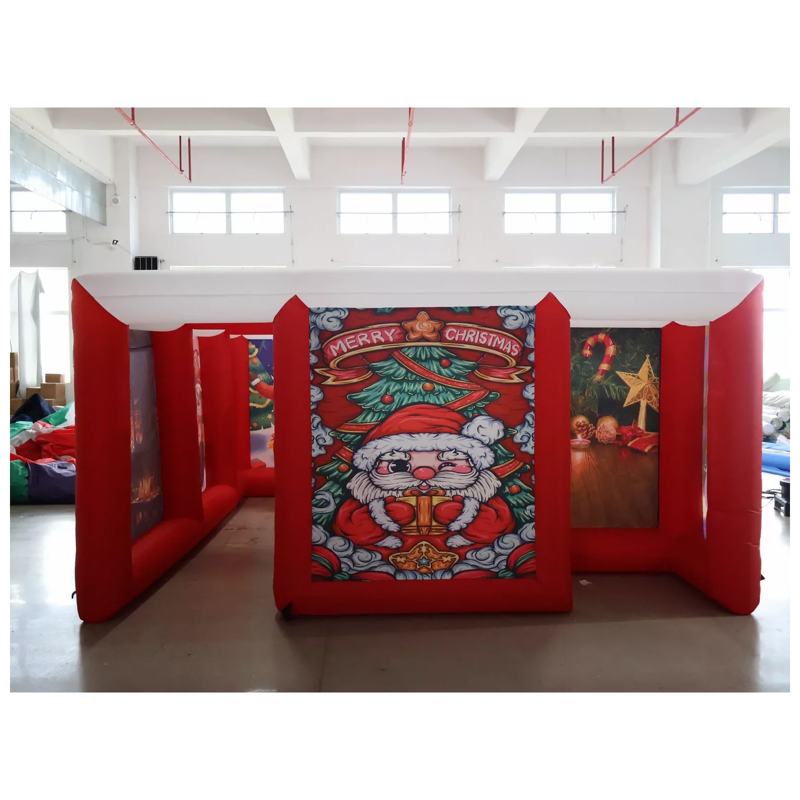 야외용 빨간색 덮개형 에어바운스 미로 4X6m 13X2 - Outdoor Adventure Rentals 리뷰 및 가격