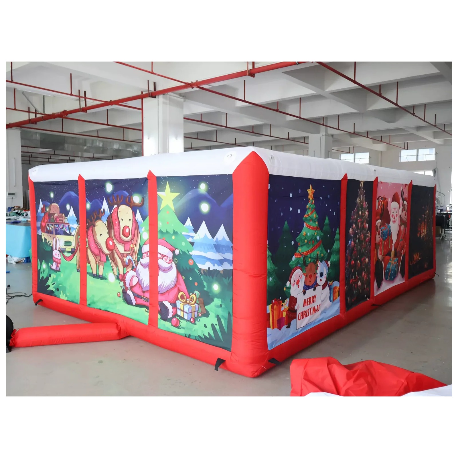 야외용 빨간색 덮개형 에어바운스 미로 4X6m 13X2 - Outdoor Adventure Rentals 리뷰 및 가격